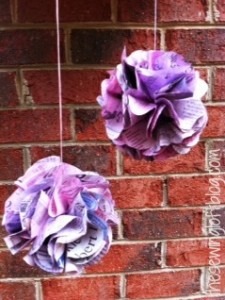 paper pom poms