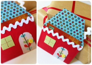 {How To} Easy Holiday Wrapping – Gift Card Holder