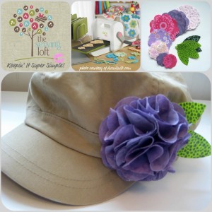 Easy Flower Brooch from The Sewing Loft