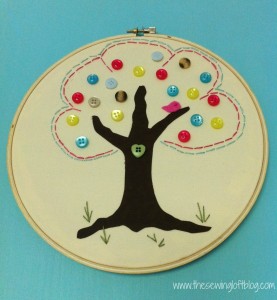 Tree Button Art