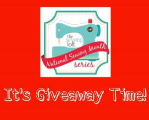 National Sewing Month Giveaway -The Sewing Loft