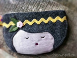 sweet child zipper bag