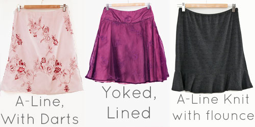 skirt variations by Melly Sews 
