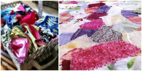 Reclaimed fabric scraps into yardage using Pellon®