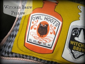 Witches Brew Pillow: Blend Fabrics