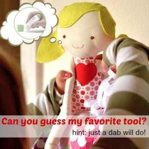 Discover a different way to use a glue stick in the sewing room during National Sewing Month on The Sewing Loft