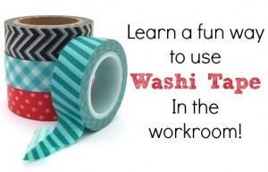 Washi Tape in the workroom | NSM