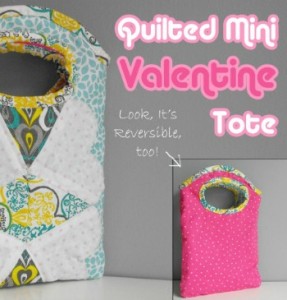 Quilted Mini Valentine Tote