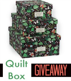 Keep projects organized with these simple tips and this quilt box giveaway. The Sewing Loft