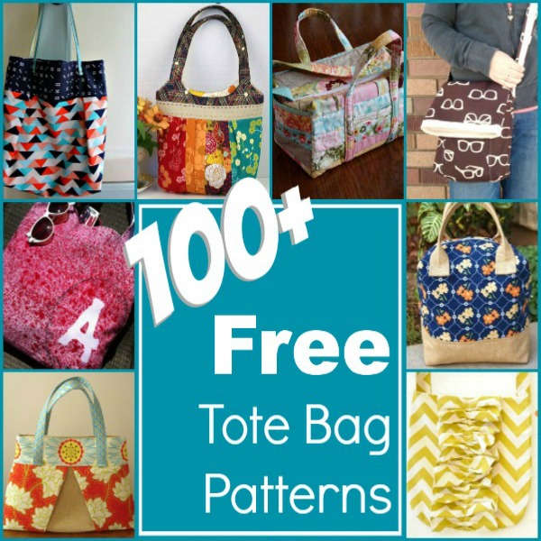 100  Free Tote Bag Patterns - The Sewing Loft