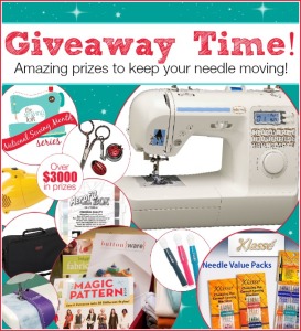 Help us celebrate National Sewing Month with a crazy giveaway! The Sewing Loft