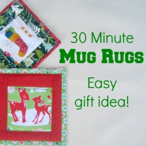 Holiday Mug Rug