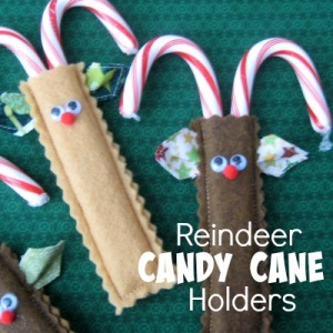 Reindeer Candy Cane Holders