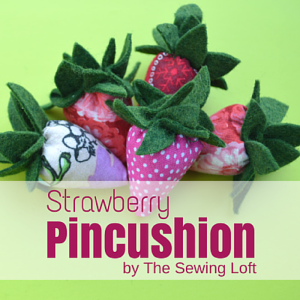 Strawberry Pincushion | Scrap Buster