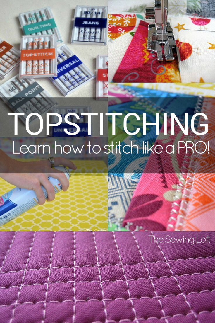 Learn how easy it is to sew like a pro with these easy to use Top Stitching Tips. The Sewing Loft. 