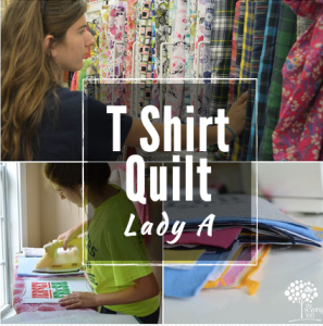 T Shirt Quilt Journey with Lady A