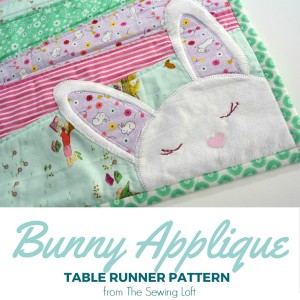 Bunny Applique Table Runner