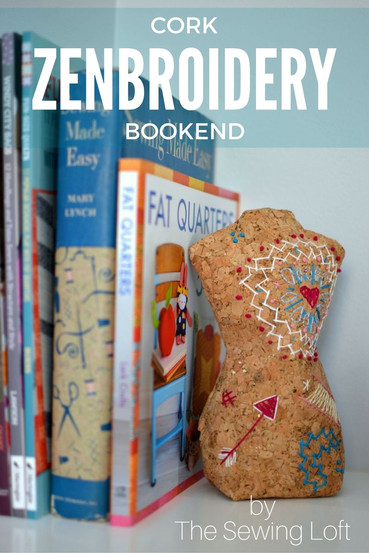 Ever think about using cork fabric to sew on? It's pretty cool especially for zenbroidery. Grab this free DIY mannequin pattern and make one today. 