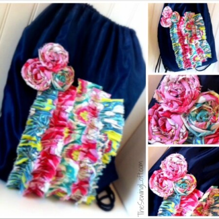 Ruffle tote bag makeover. The Sewing Loft