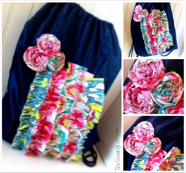 Ruffle tote bag makeover. The Sewing Loft