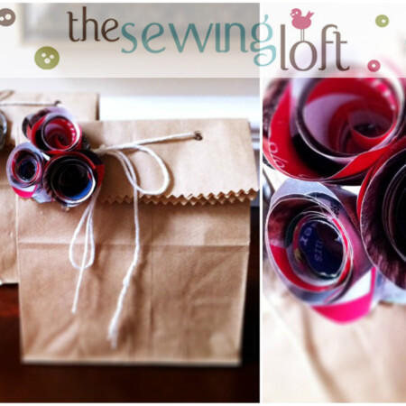 Easy Gift Wrap -The Sewing Loft