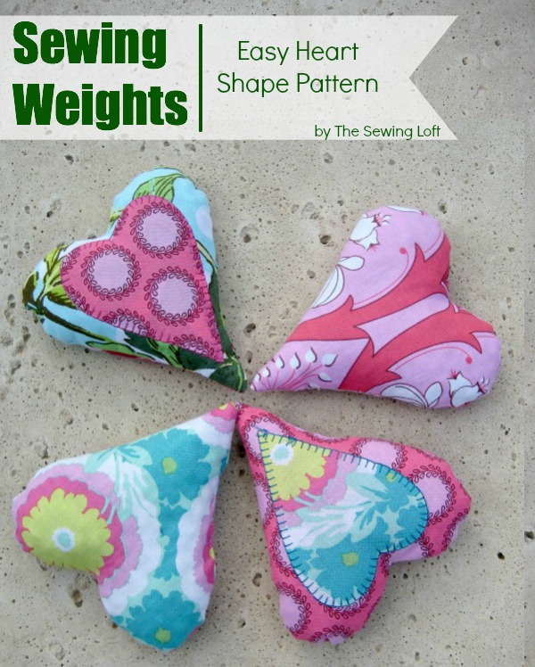 Easy Heart Shape Sewing Weights