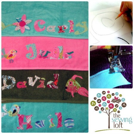 Personalize a beach towel in 3 easy steps. The Sewing Loft