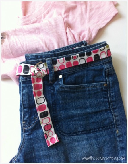 Simple Fabric Belt -The Sewing Loft