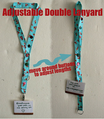 How to make a double lanyard on The Sewing Loft