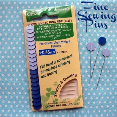 Fine Sewing Pins -The Sewing Loft