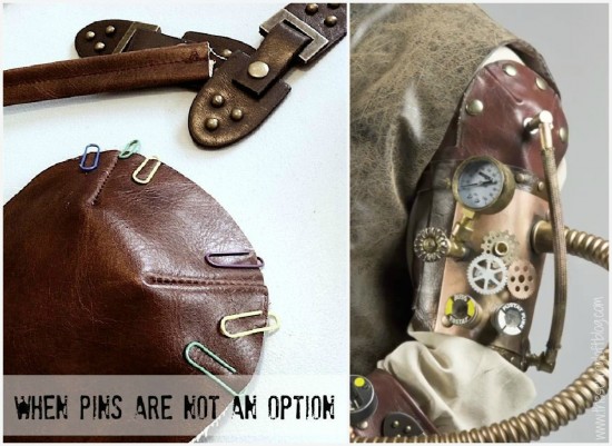 Steampunk fashion armband - The Sewing Loft