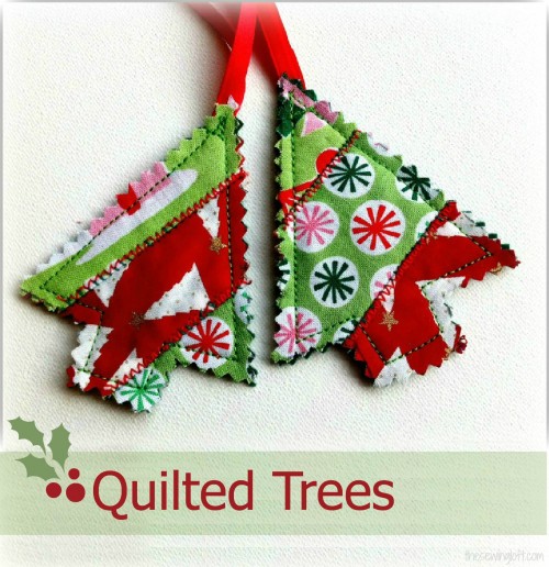 Quilted Trees by thesewingloftblog.com Baby Lock's Snappy Holidays