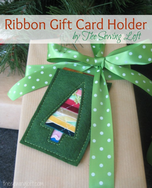 gift card holder by thesewingloftblog.com #diy #sewing #holidaydiy