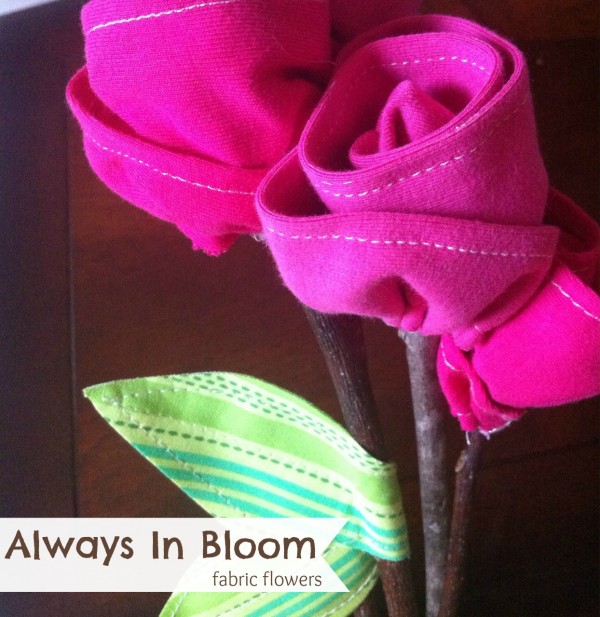 Fabric Flowers from Tee Shirts | The Sewing Loft