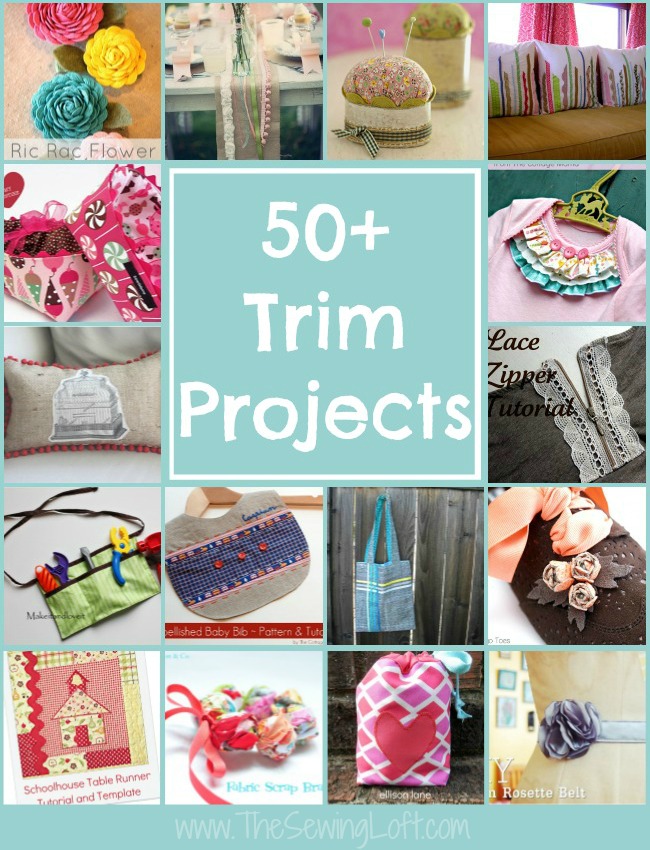 Trim Projects Round Up | The Sewing Loft