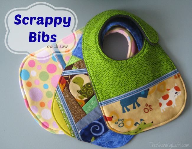 Using Scraps to make bibs | The Sewing Loft