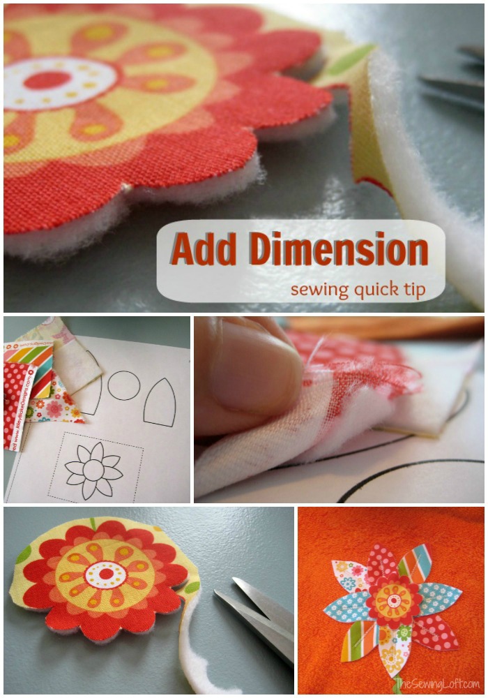 Add Dimension with Fusible Fleece: Quick Tip - The Sewing Loft