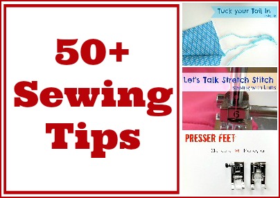 50 + Sewing tips | The Sewing Loft