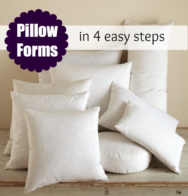 pillow forms created in 4 easy steps | The Sewing Loft