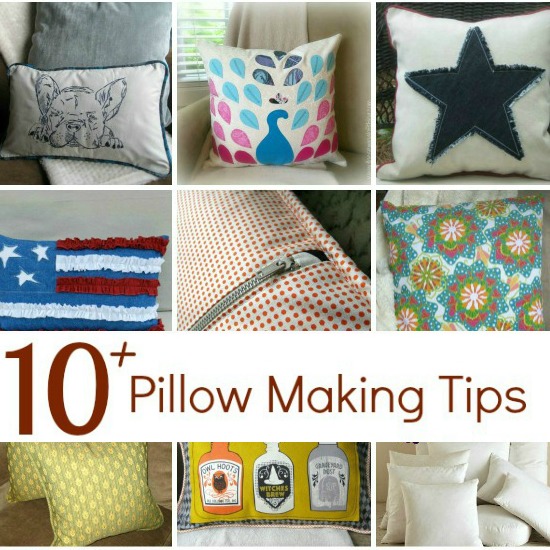 Easy 10 great tips for making decorative pillows for your home. These tutorials will turn any DIY project into a showstopper. 