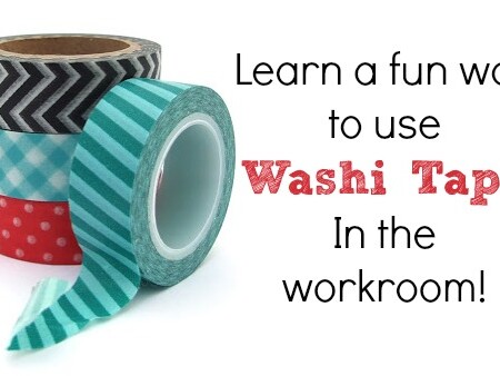 Discover a different way to use washi tape while sewing during National Sewing Month on The Sewing Loft