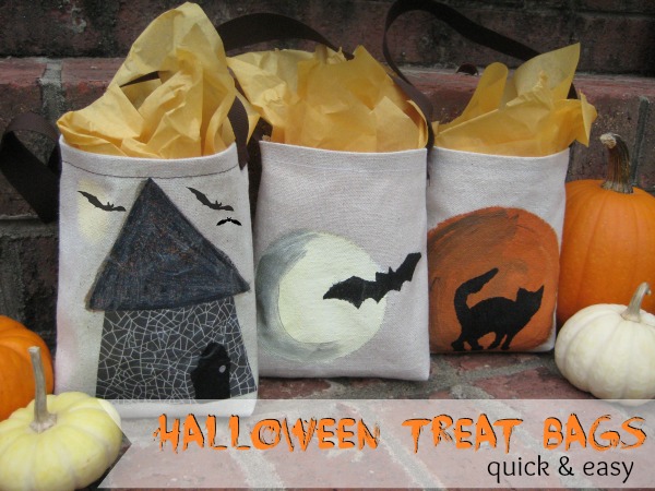 Halloween Treat Tote Bags by The Sewing Loft