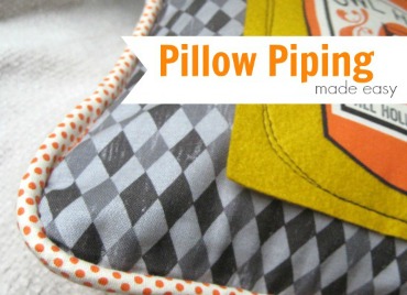 Install Pillow Piping | The Sewing Loft