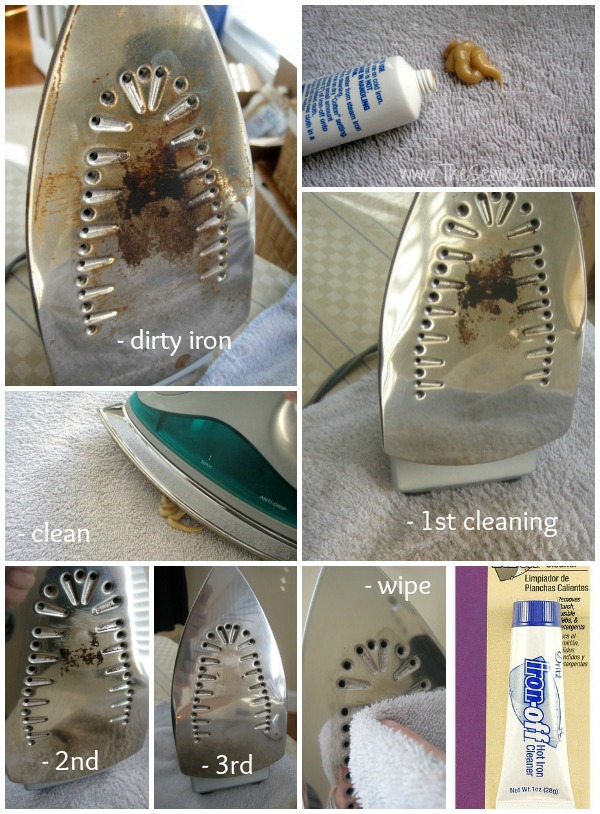 Clean your iron in a flash with Iron Off by Dritz. Quick Tip by The Sewing Loft #sewingtip