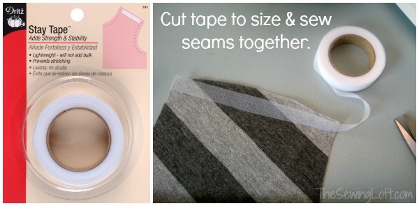 Power of Stay Tape  Sewing Tip - The Sewing Loft