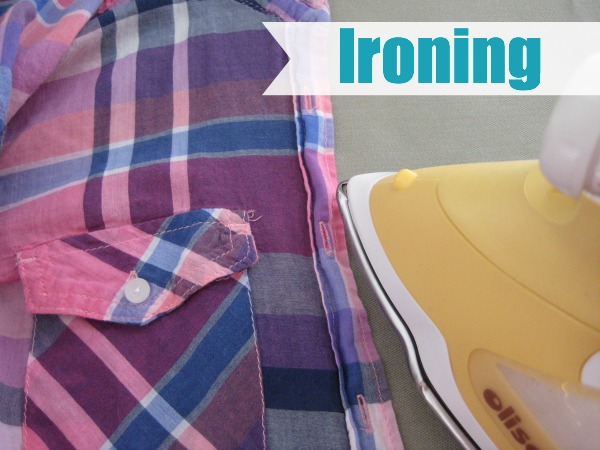 Ironing and Pressing. What's the Difference? Ironing: –The process of using  an iron to remove wrinkles from damp, washable clothing. Heat and pressure.  - ppt download