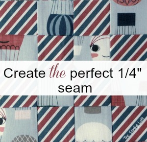 Create the perfect 1/4" seam every time. The Sewing Loft #sewingtip
