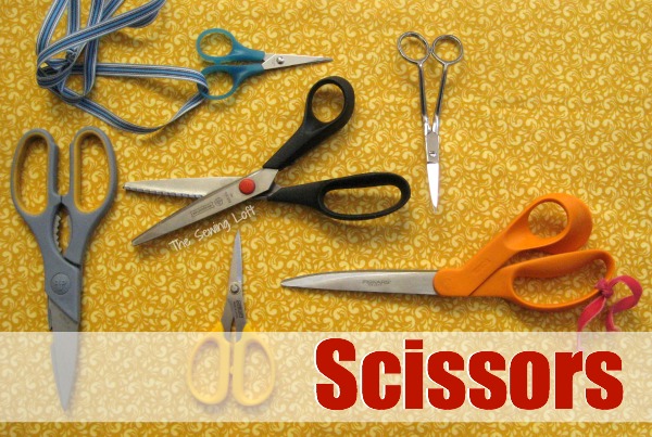 Spring Loaded Fabric Scissors for Sewing