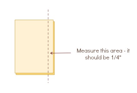 Double check your seam allowance. Is it the right size bite? Learn how to create a perfect 1/4" seam allowance every time. The Sewing Loft #sewingtip