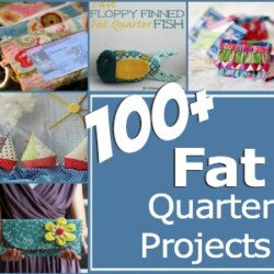 100 plus fat quarter projects. All patterns are free with step by step instructions. The Sewing Loft #sewing #fatquarter